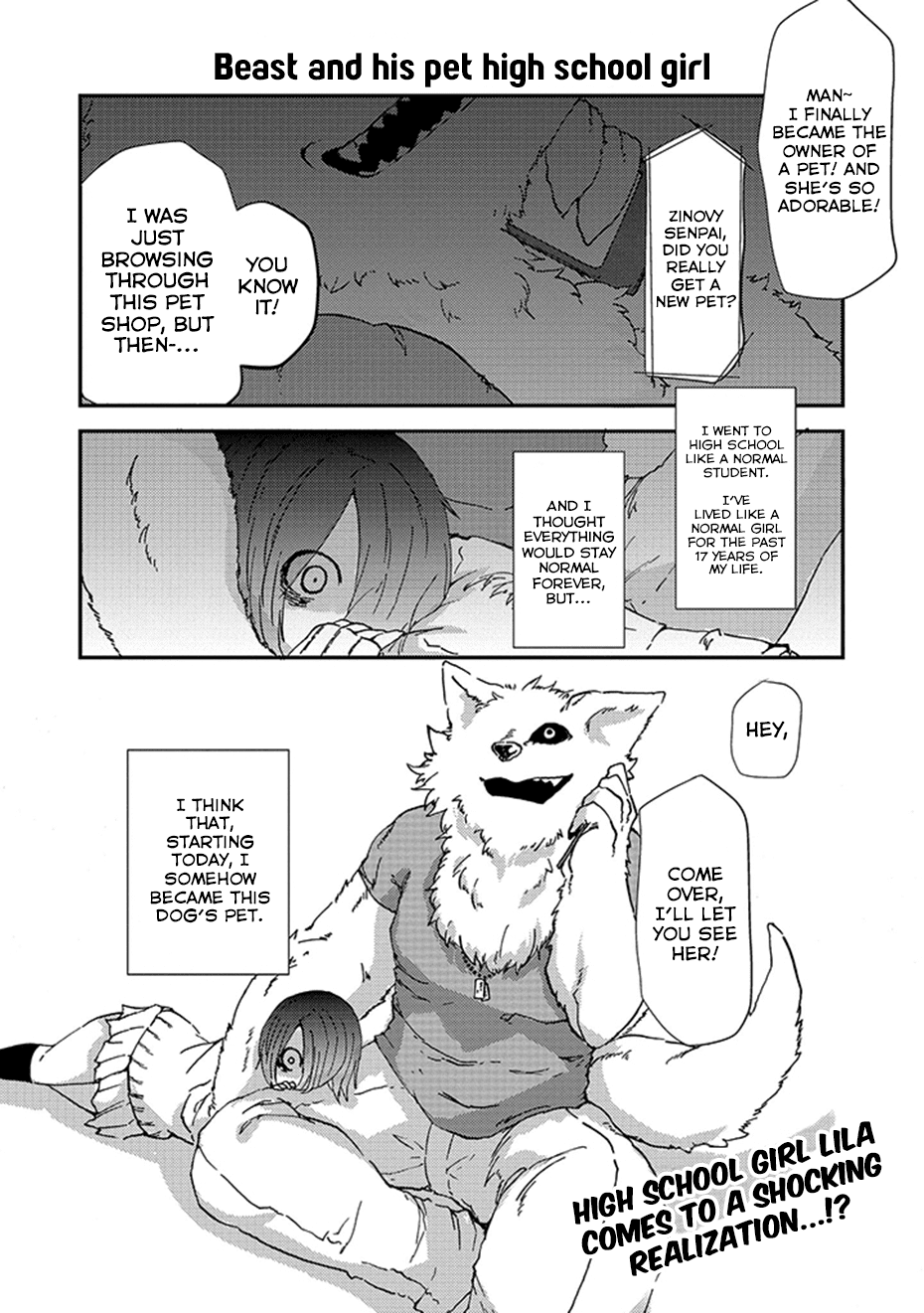 Kainushi Juujin to Pet Joshikousei Chapter 1 page 3 - Chapter 1