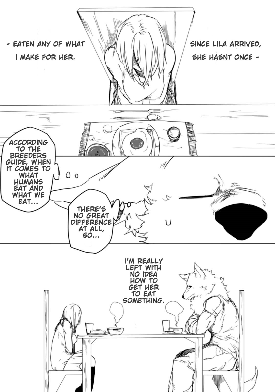 Kainushi Juujin to Pet Joshikousei Chapter 16.5 page 2 - Chapter 16.5: First Meal