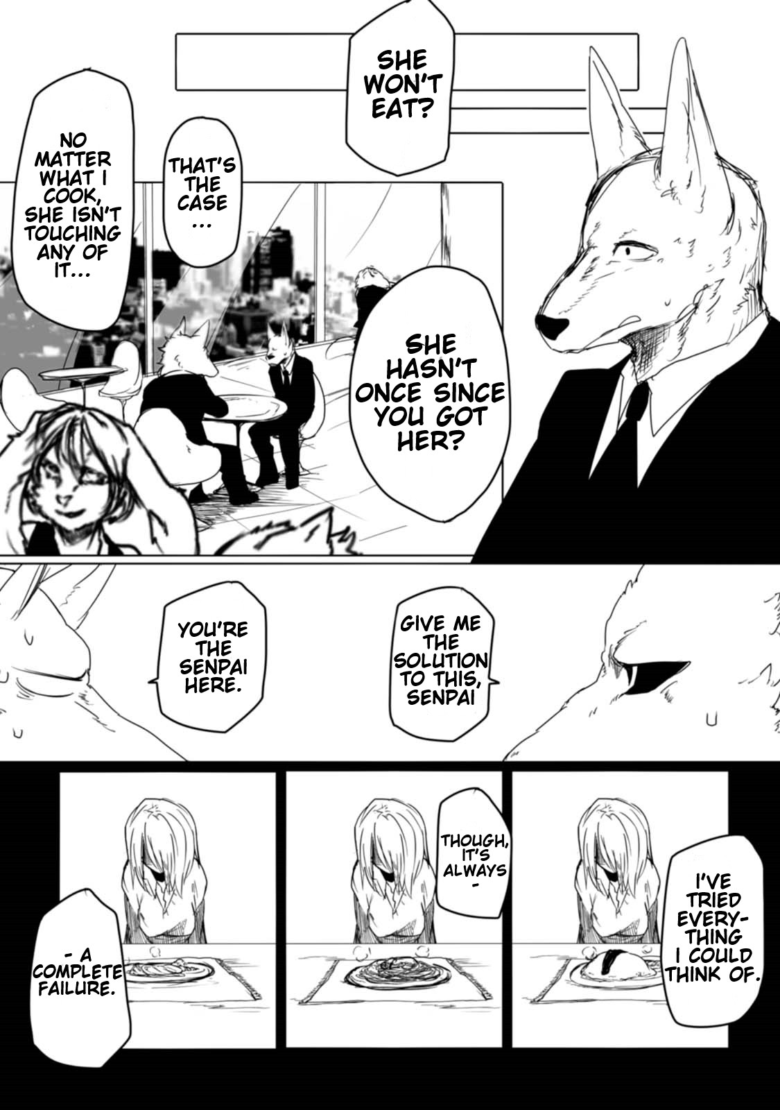 Kainushi Juujin to Pet Joshikousei Chapter 16.5 page 3 - Chapter 16.5: First Meal