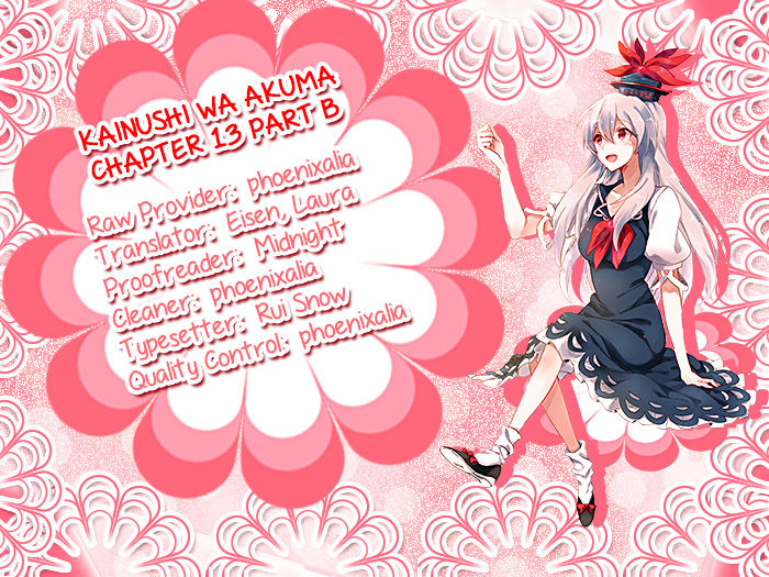 Kainushi wa Akuma Chapter 13.2 page 1 - Chapter 13.2