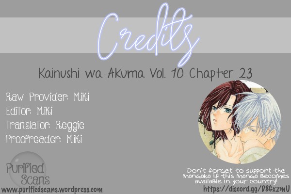 Kainushi wa Akuma Chapter 23 page 66 - Chapter 23