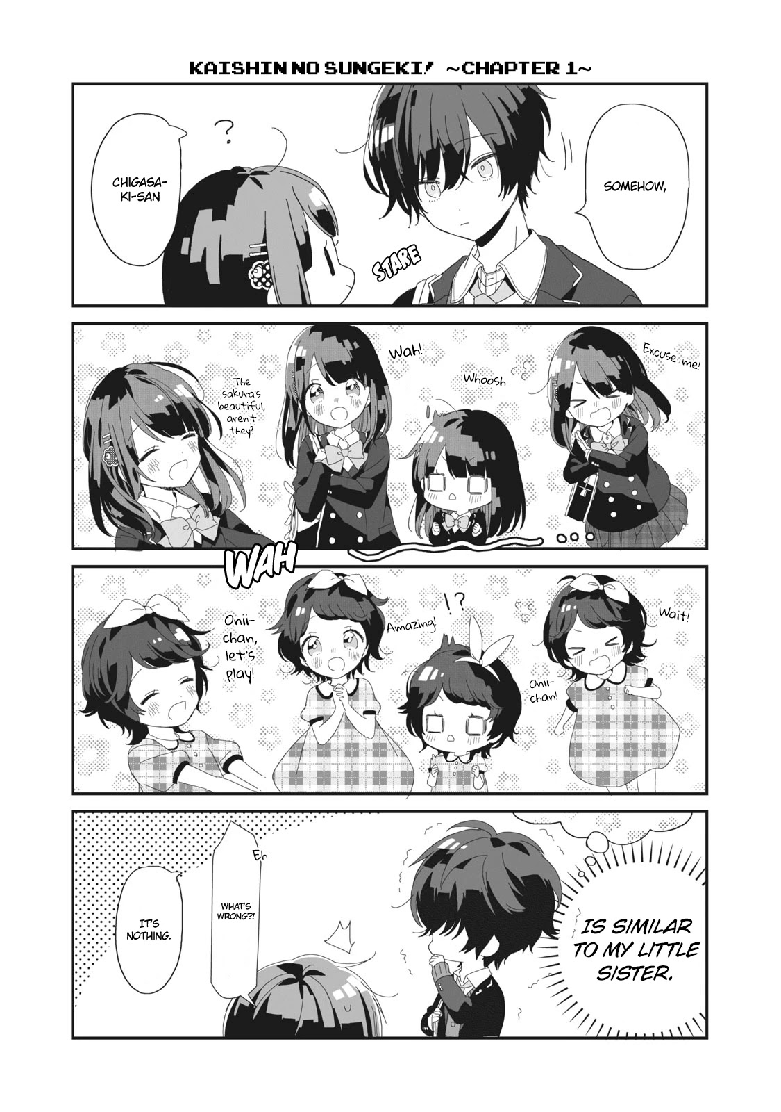 Kaishin no Ichigeki! Chapter 1.3 page 1 - Chapter 1.3: Extra 1