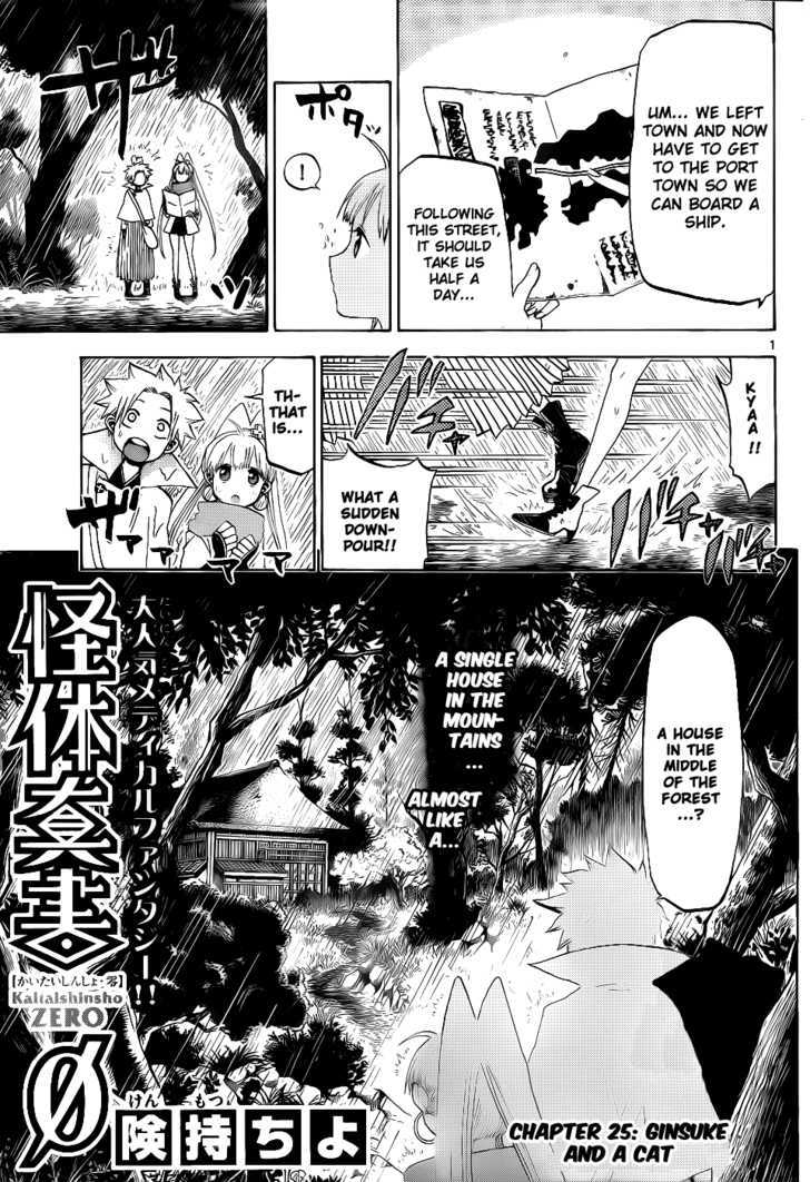 Kaitai Shinsho 0 Chapter 25 page 2 - Chapter 25 : Ginsuke and a Cat