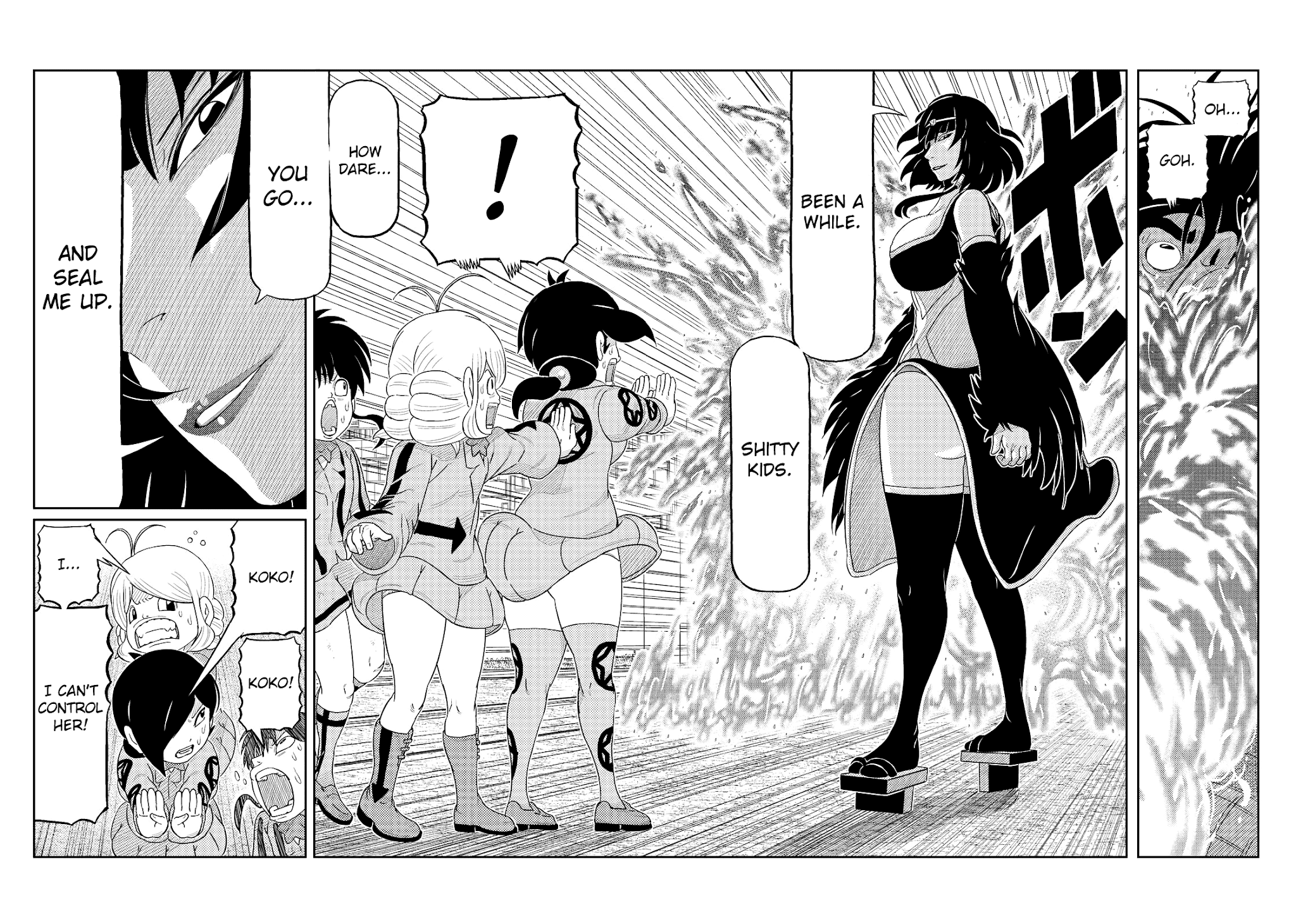 Kaiten One Chapter 9 page 11 - Chapter 9: The Youkai Hunter Trio