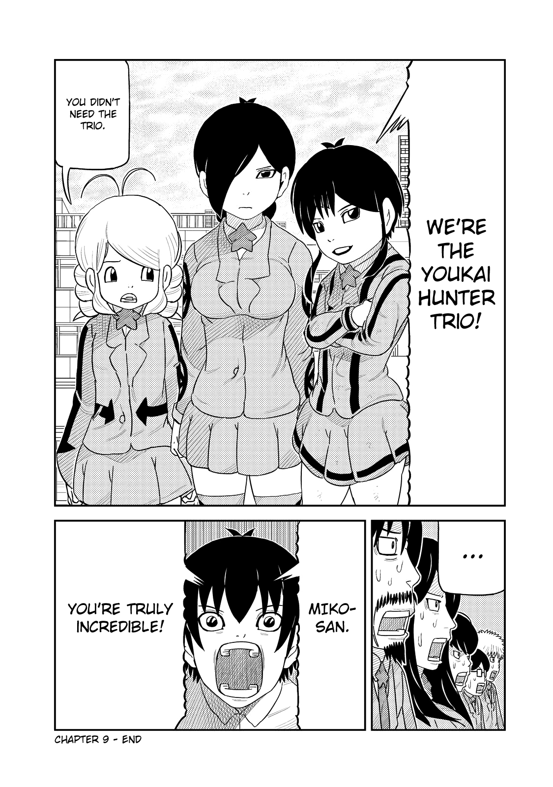 Kaiten One Chapter 9 page 14 - Chapter 9: The Youkai Hunter Trio