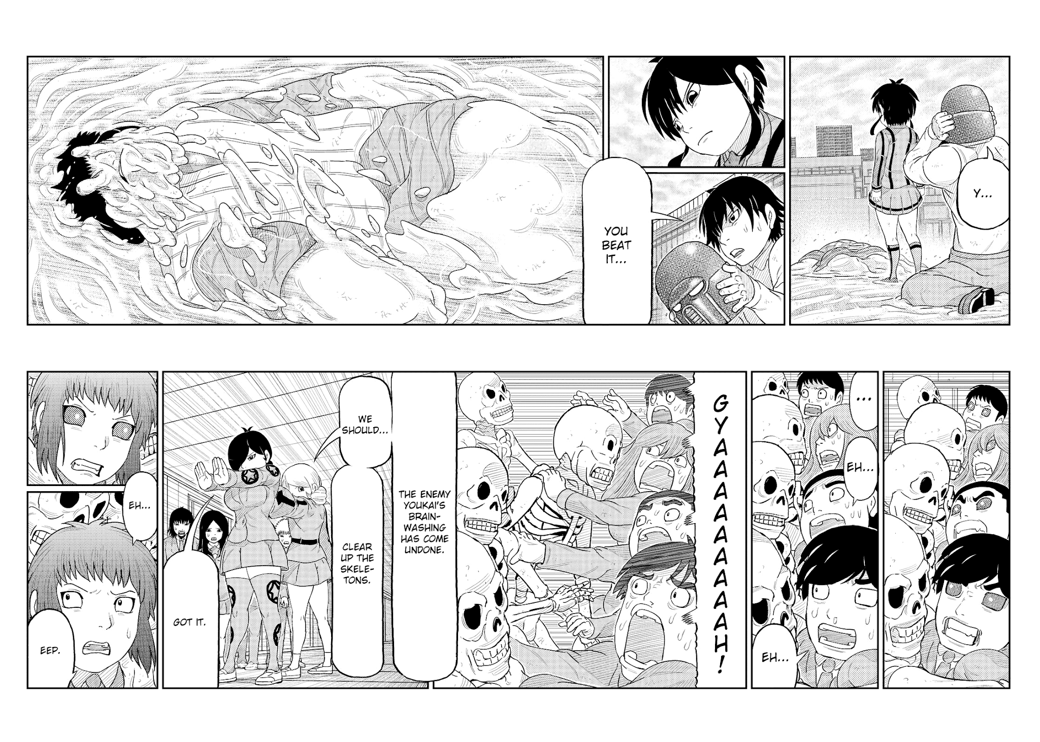 Kaiten One Chapter 9 page 2 - Chapter 9: The Youkai Hunter Trio