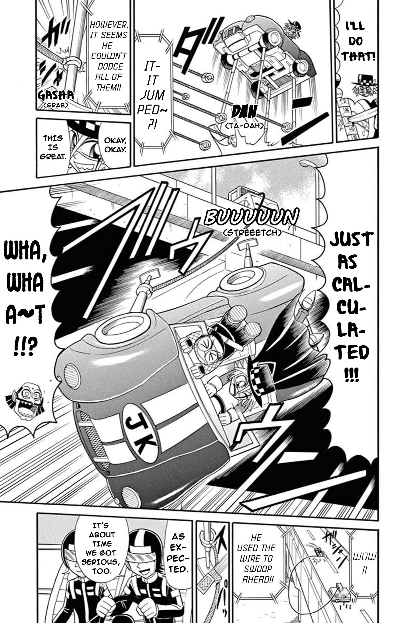 Kaitou Joker Chapter 69 page 13 - Chapter 69: Super Fast!! Fire Ball Grand Prix
