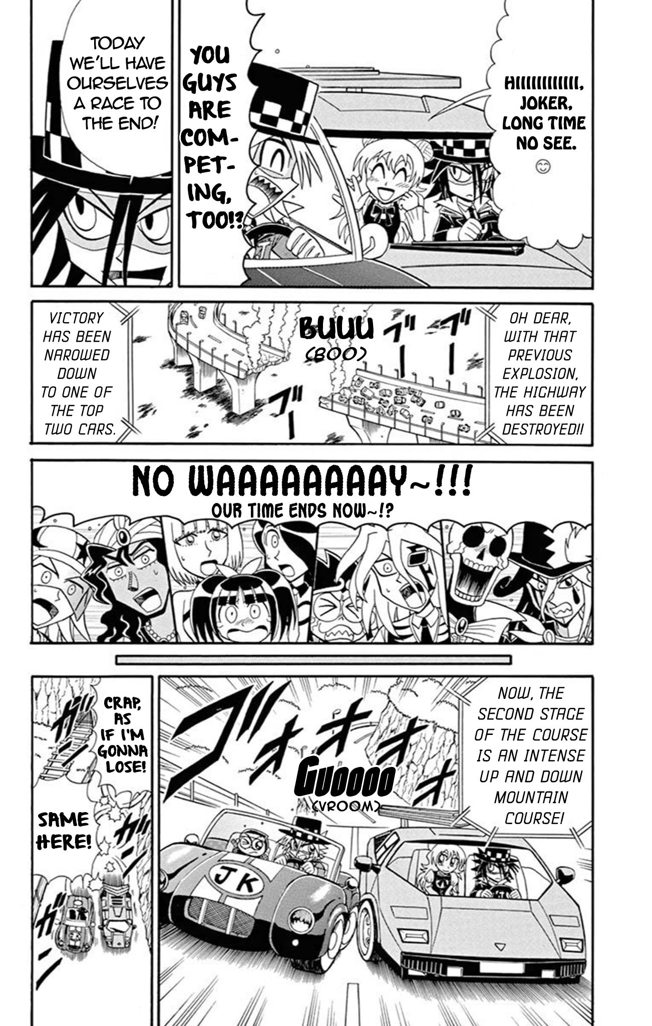 Kaitou Joker Chapter 69 page 16 - Chapter 69: Super Fast!! Fire Ball Grand Prix