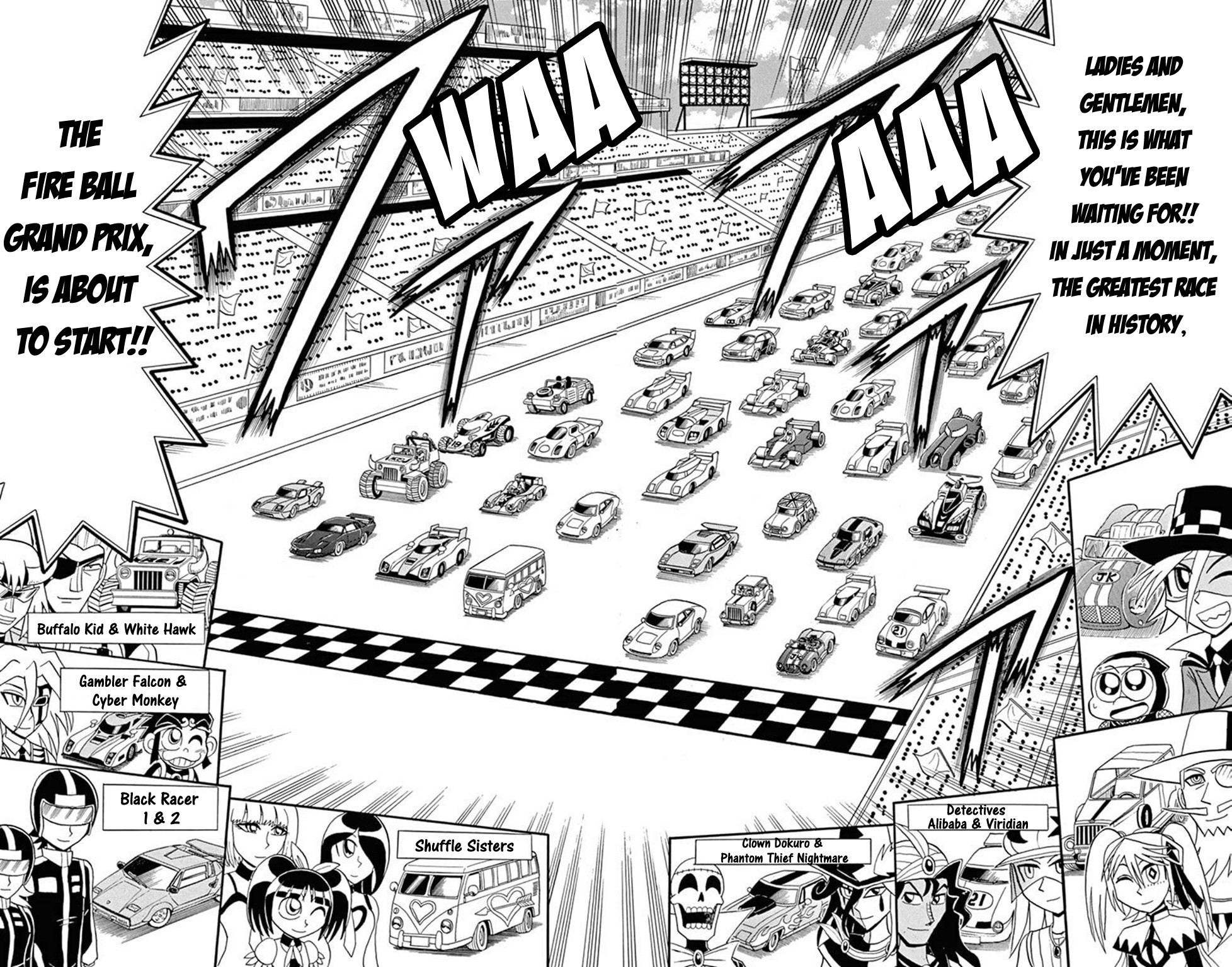 Kaitou Joker Chapter 69 page 3 - Chapter 69: Super Fast!! Fire Ball Grand Prix