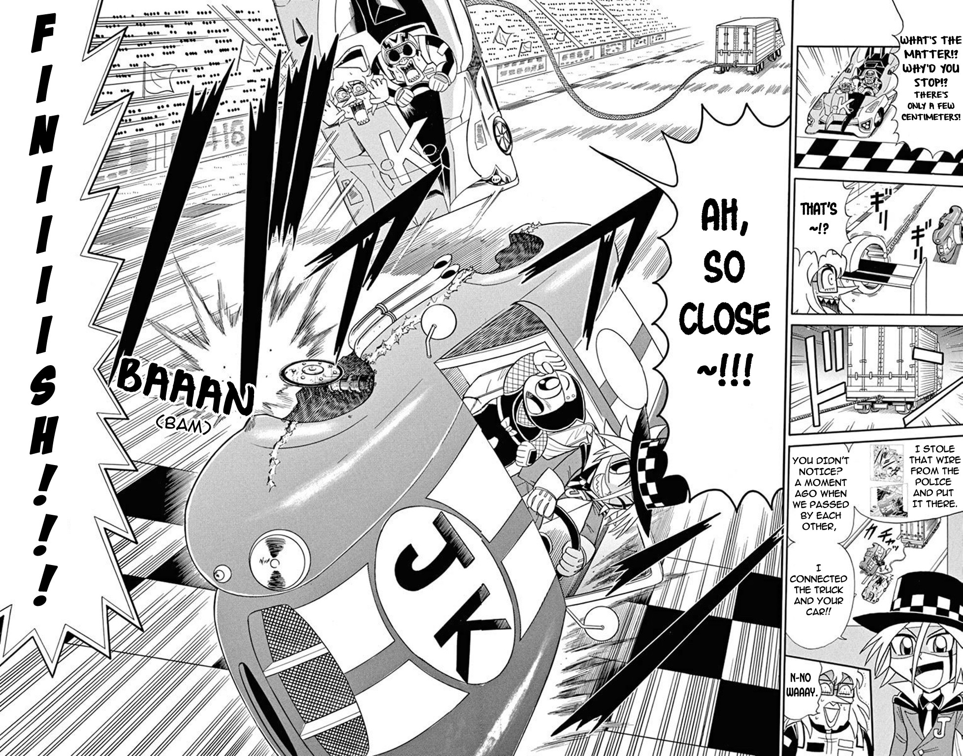 Kaitou Joker Chapter 69 page 30 - Chapter 69: Super Fast!! Fire Ball Grand Prix