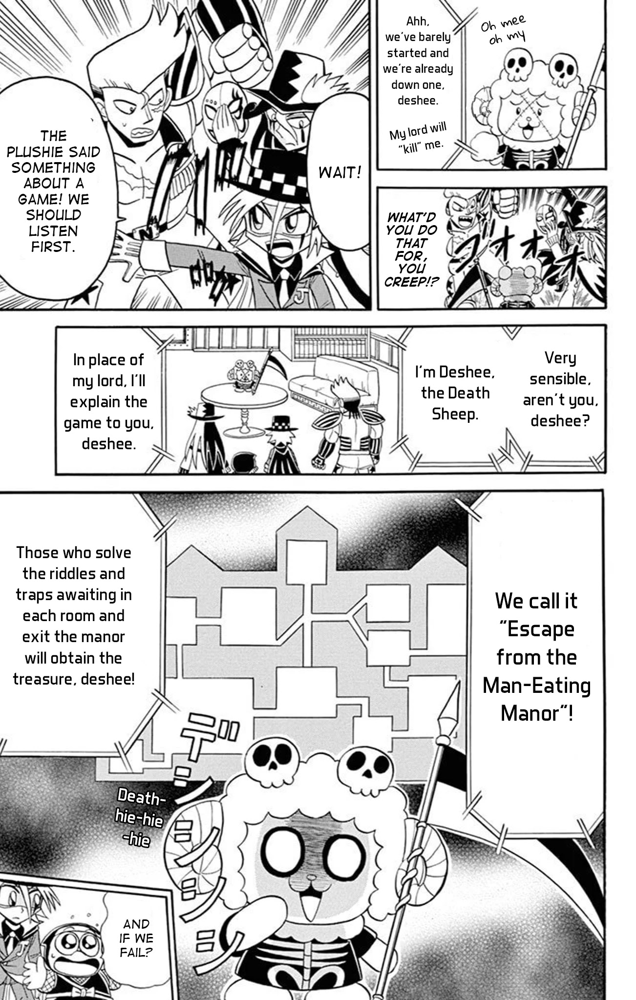 Kaitou Joker Chapter 75 page 8 - Chapter 75: Escape from the Man-Eating Manor