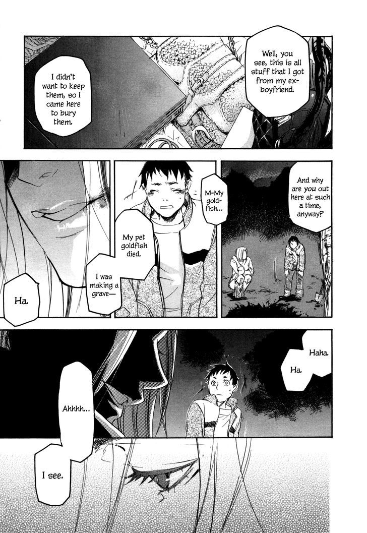 Kaiyuu no Mori Chapter 2 page 17 - Chapter 2 : A Grave for a Goldfish