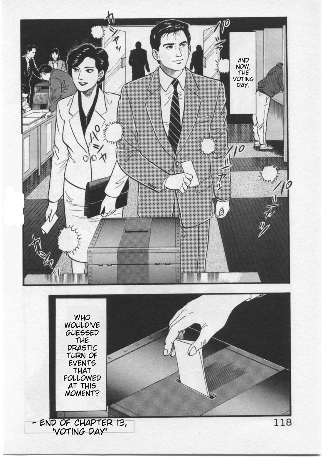 Kaji Ryuusuke no Gi Chapter 13 page 24 - Chapter 13: Voting Day