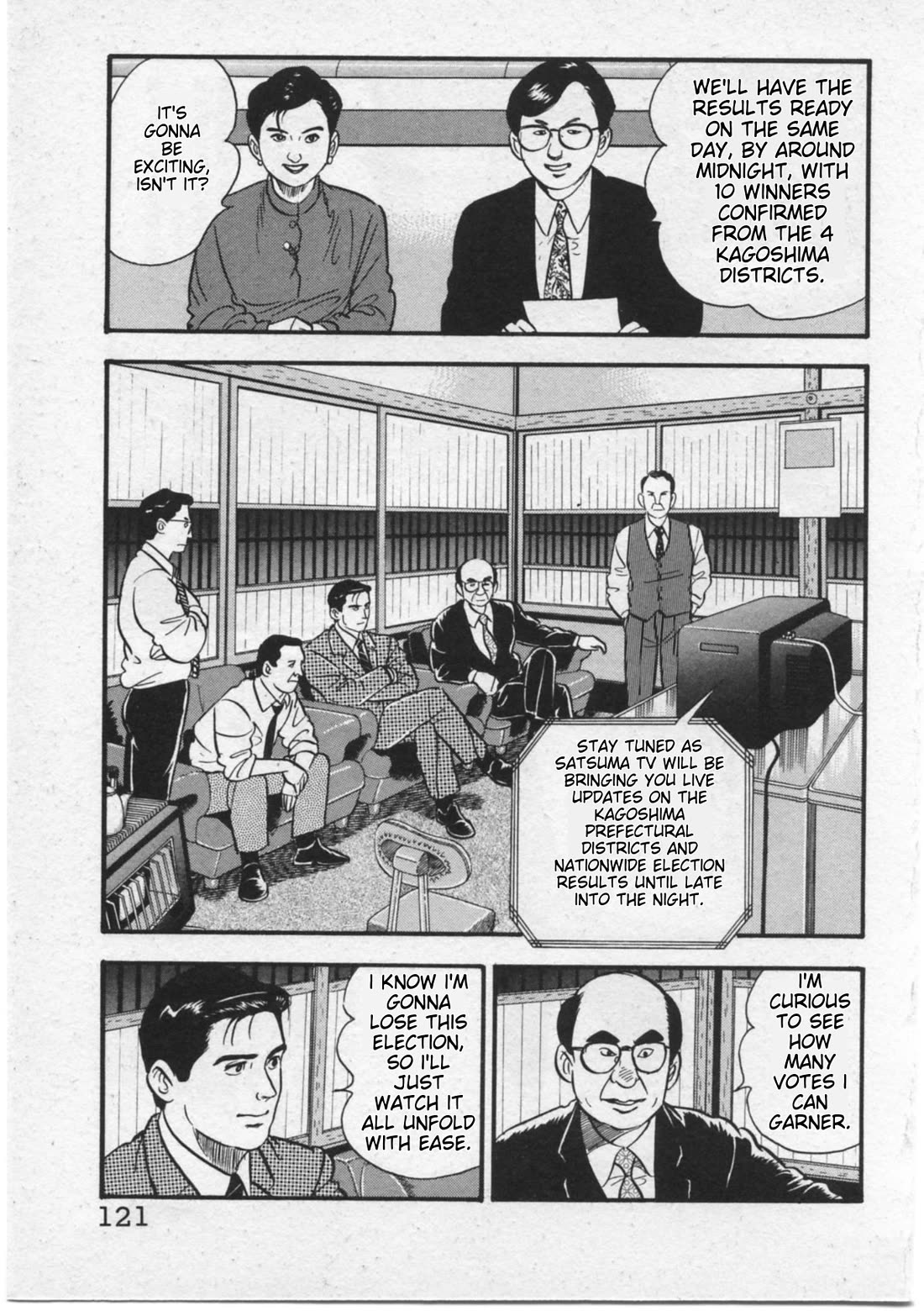 Kaji Ryuusuke no Gi Chapter 14 page 3 - Chapter 14: A Difference of 15 Votes