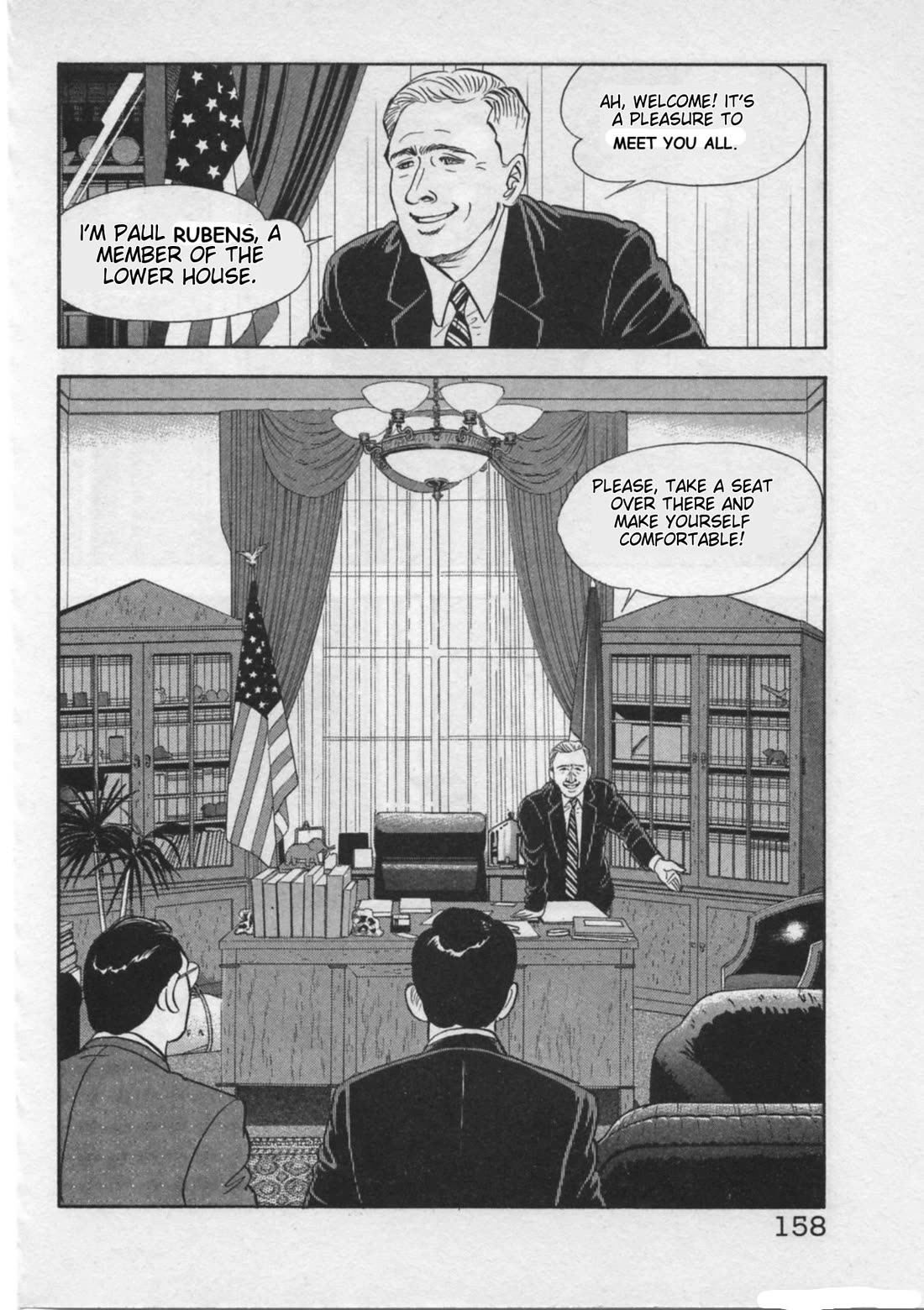 Kaji Ryuusuke no Gi Chapter 23 page 10 - Chapter 23: The Divide Between America and Japan