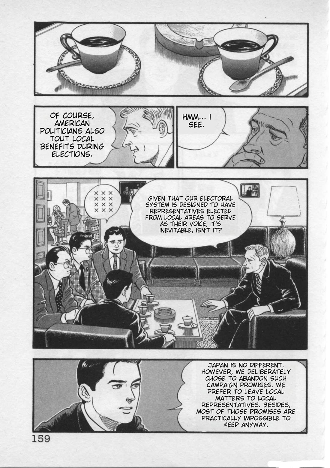Kaji Ryuusuke no Gi Chapter 23 page 11 - Chapter 23: The Divide Between America and Japan