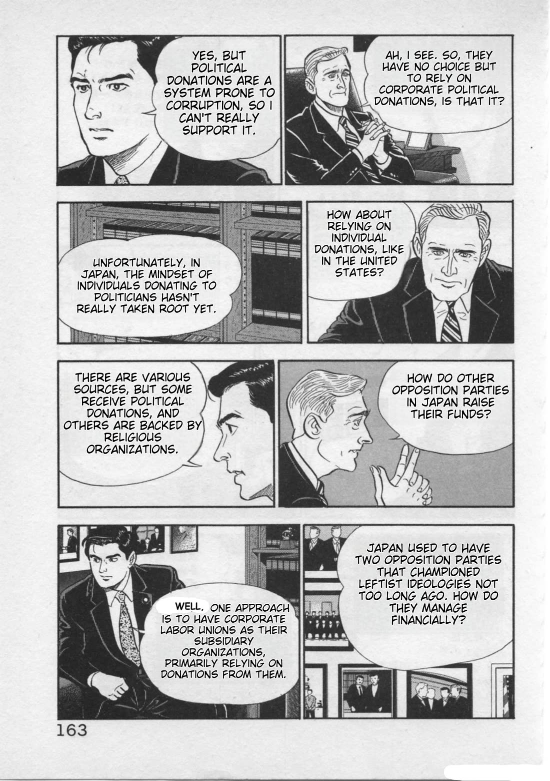 Kaji Ryuusuke no Gi Chapter 23 page 15 - Chapter 23: The Divide Between America and Japan