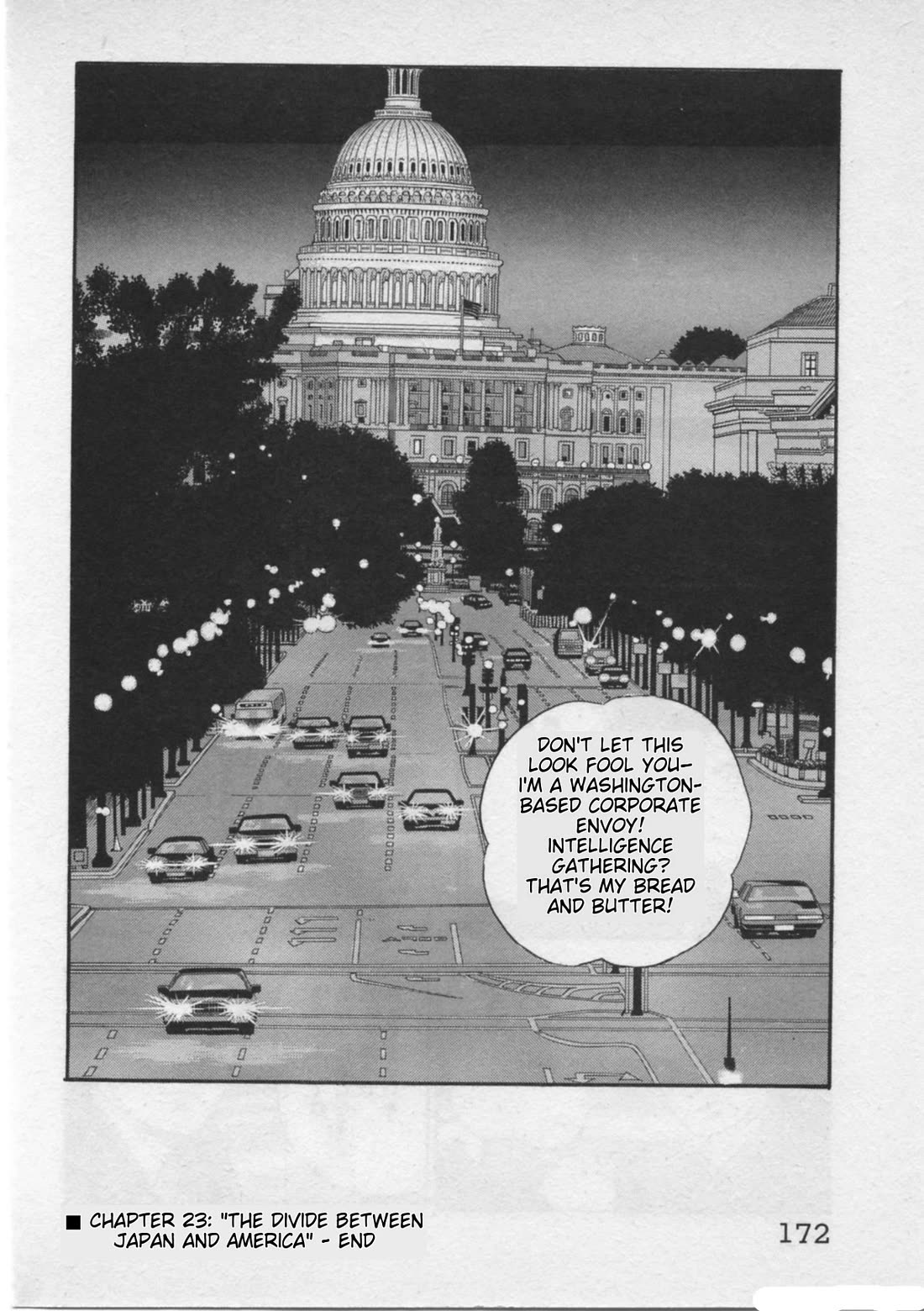 Kaji Ryuusuke no Gi Chapter 23 page 24 - Chapter 23: The Divide Between America and Japan