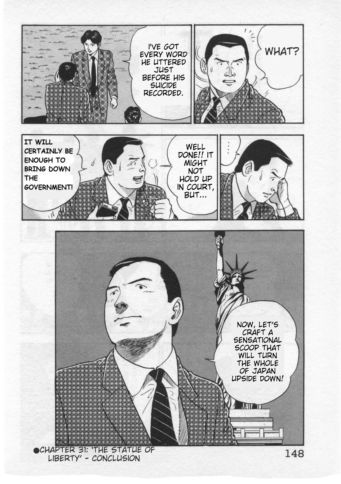 Kaji Ryuusuke no Gi Chapter 31 page 24 - Chapter 31: The Statue of Liberty
