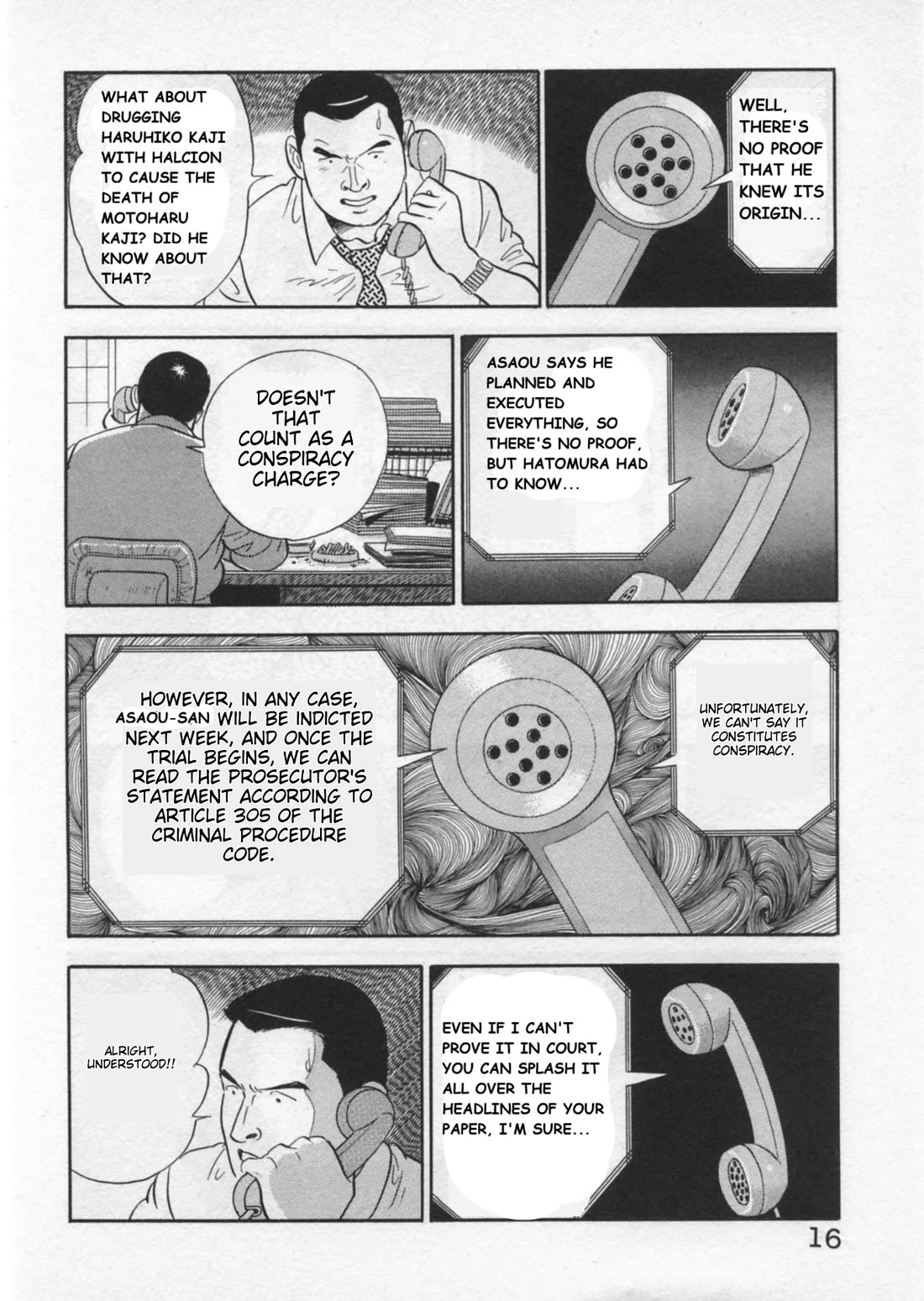 Kaji Ryuusuke no Gi Chapter 35 page 18 - Chapter 35: Prime Minister's Press Conference