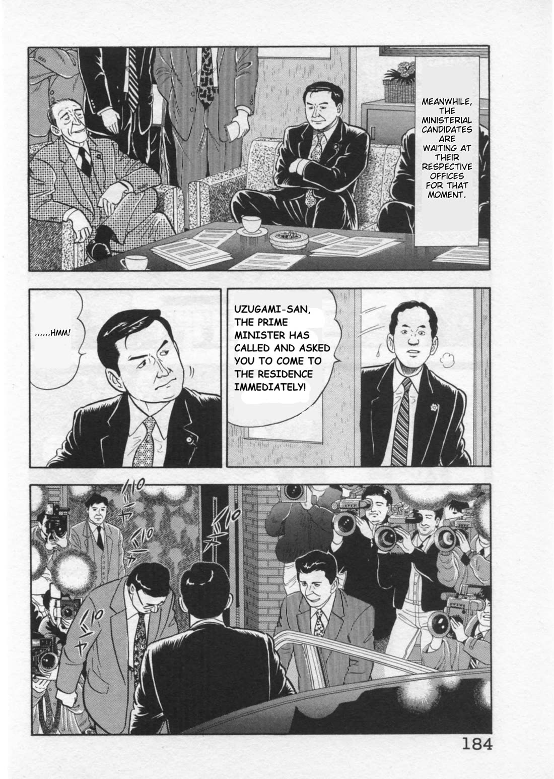 Kaji Ryuusuke no Gi Chapter 42 page 8 - Chapter 42: Nomination of the Prime Minister