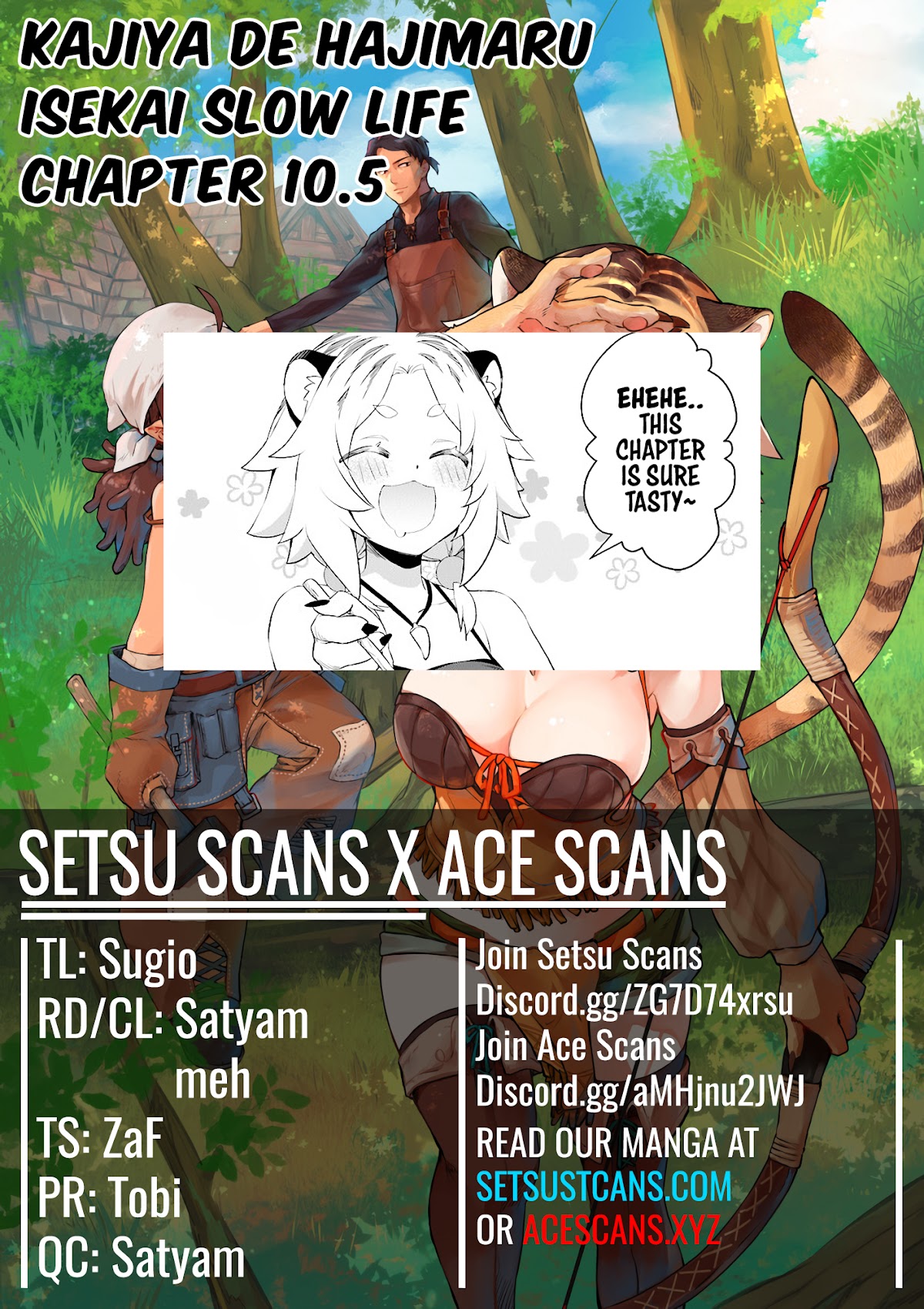 Kajiya de Hajimeru Isekai Slow Life Chapter 10.5 page 1 - Chapter 10.5: Extra