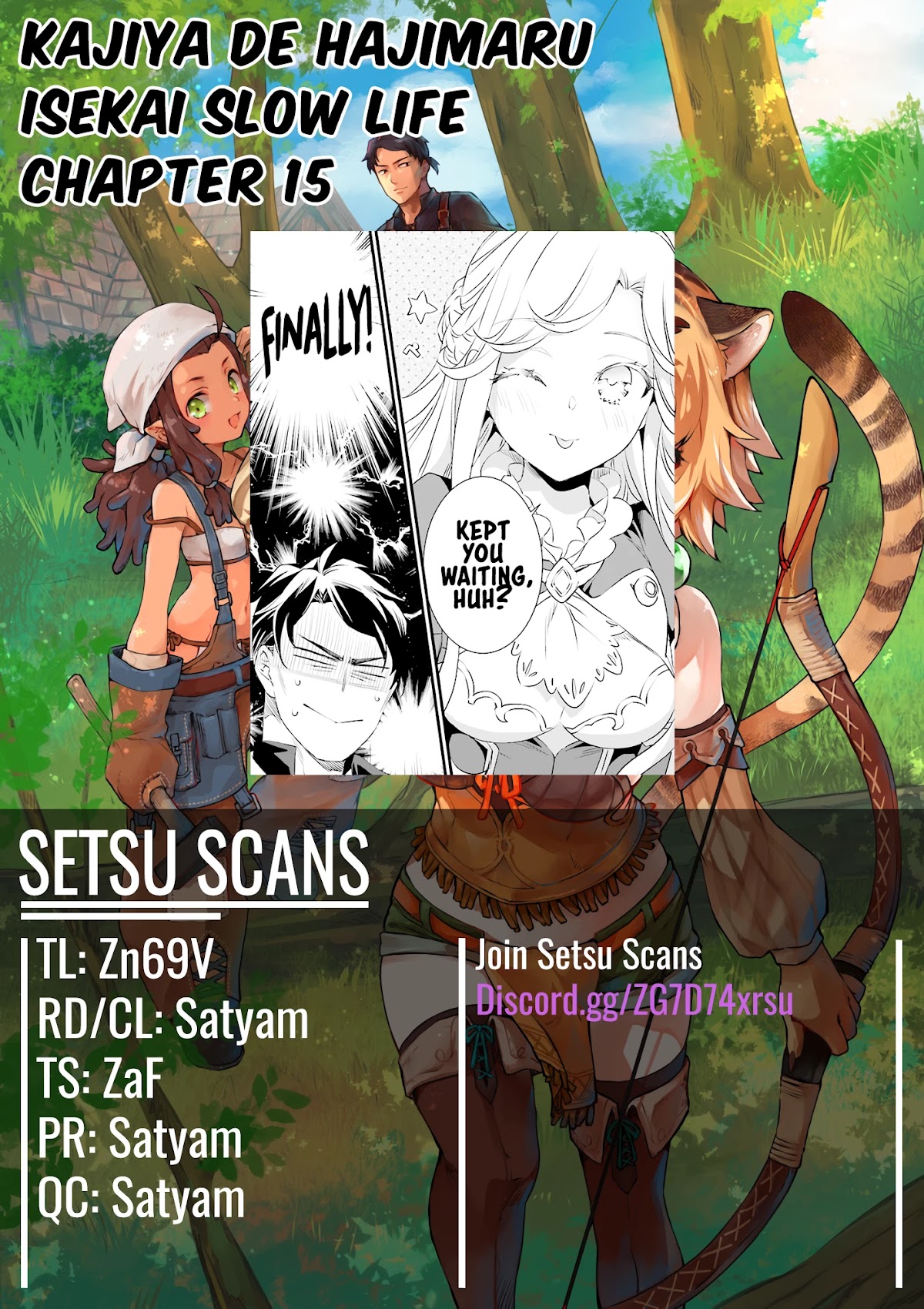 Kajiya de Hajimeru Isekai Slow Life Chapter 15 page 1 - Chapter 15