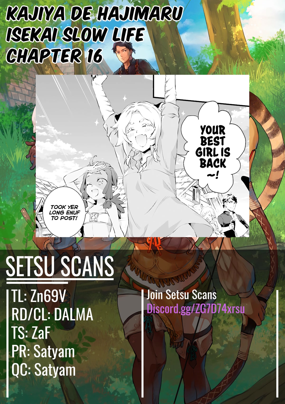 Kajiya de Hajimeru Isekai Slow Life Chapter 16 page 1 - Chapter 16