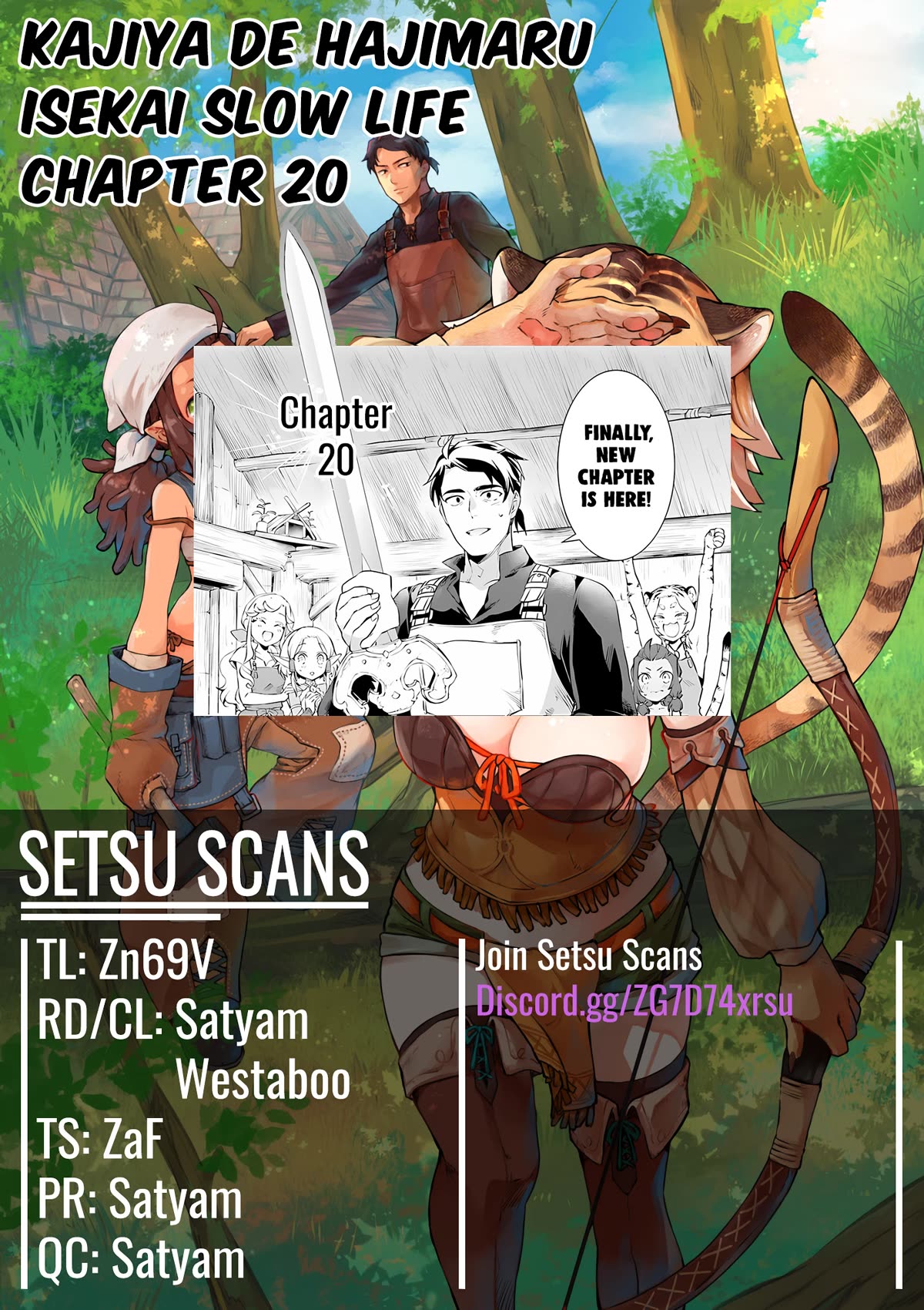 Kajiya de Hajimeru Isekai Slow Life Chapter 20 page 1 - Chapter 20