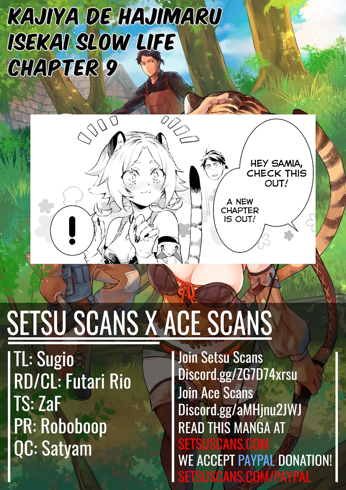 Kajiya de Hajimeru Isekai Slow Life Chapter 9 page 1 - Chapter 9