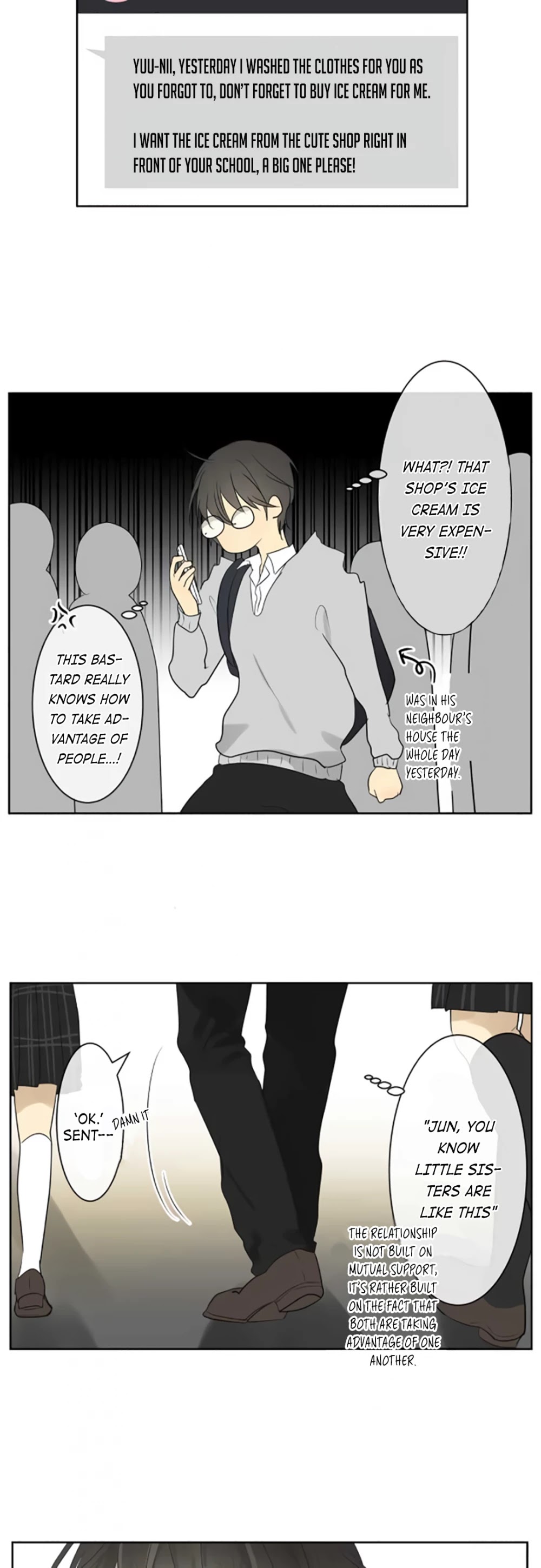 Kakao 79% Chapter 182 page 3 - Chapter 182: My Sister Isn't Cute At All