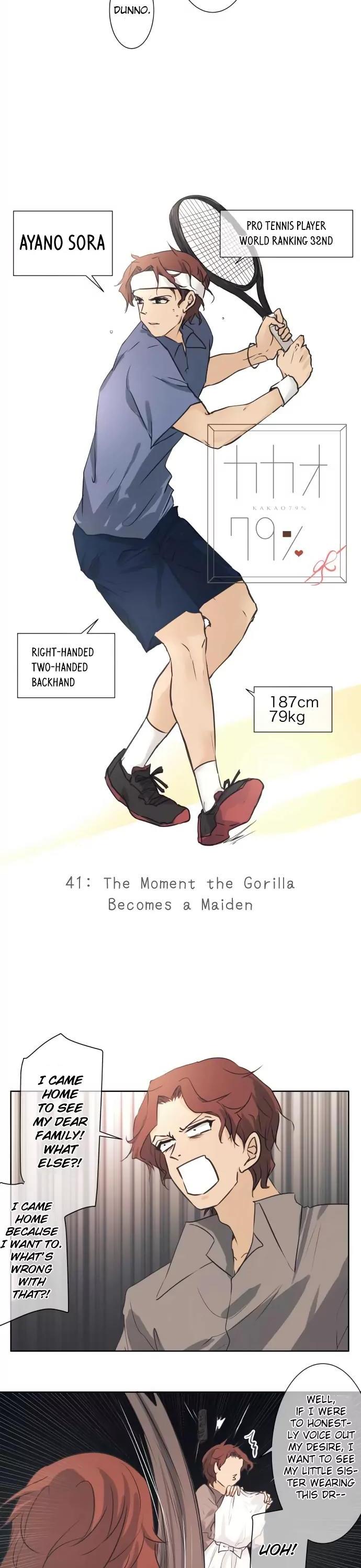 Kakao 79% Chapter 41 page 3 - Chapter 41: The Moment the Gorilla Becomes a Maiden