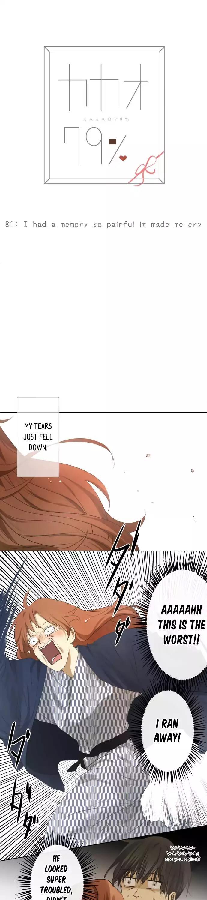 Kakao 79% Chapter 81 page 6 - Chapter 81: I Had A Memory So Painful It Made Me Cry