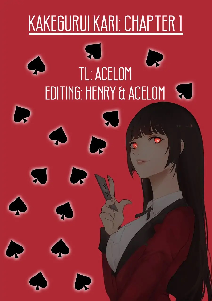 Kakegurui (Kari) Chapter 1 page 1 - Chapter 1: Mike