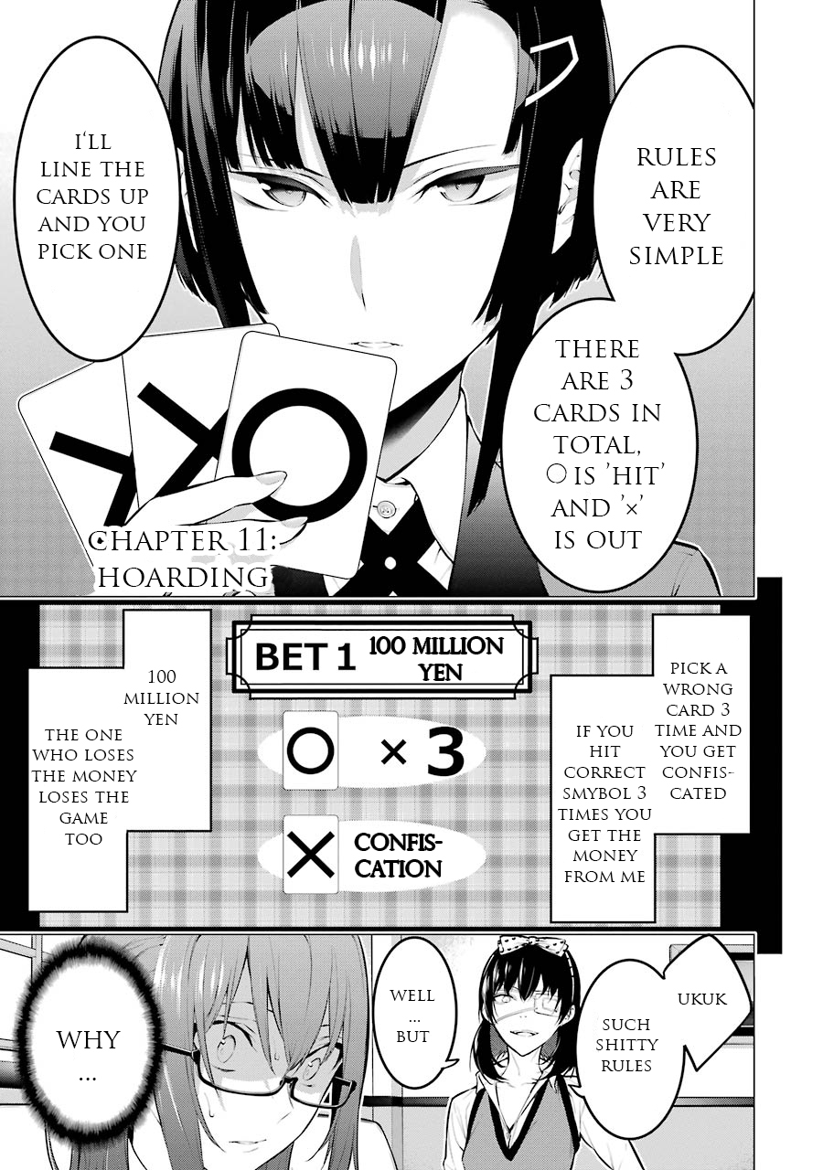 Kakegurui Midari Chapter 11 page 2 - Chapter 11: Hoarding woman 3