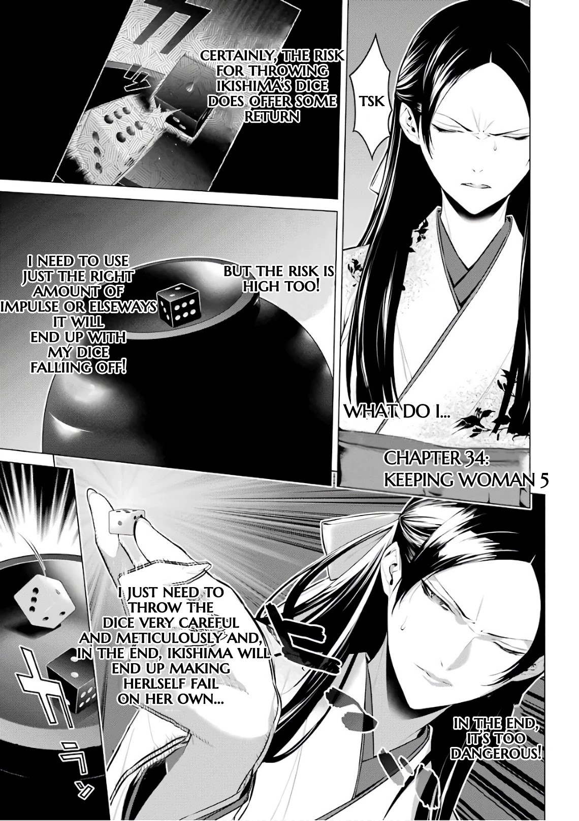 Kakegurui Midari Chapter 34 page 1 - Chapter 34: Keeping woman 5