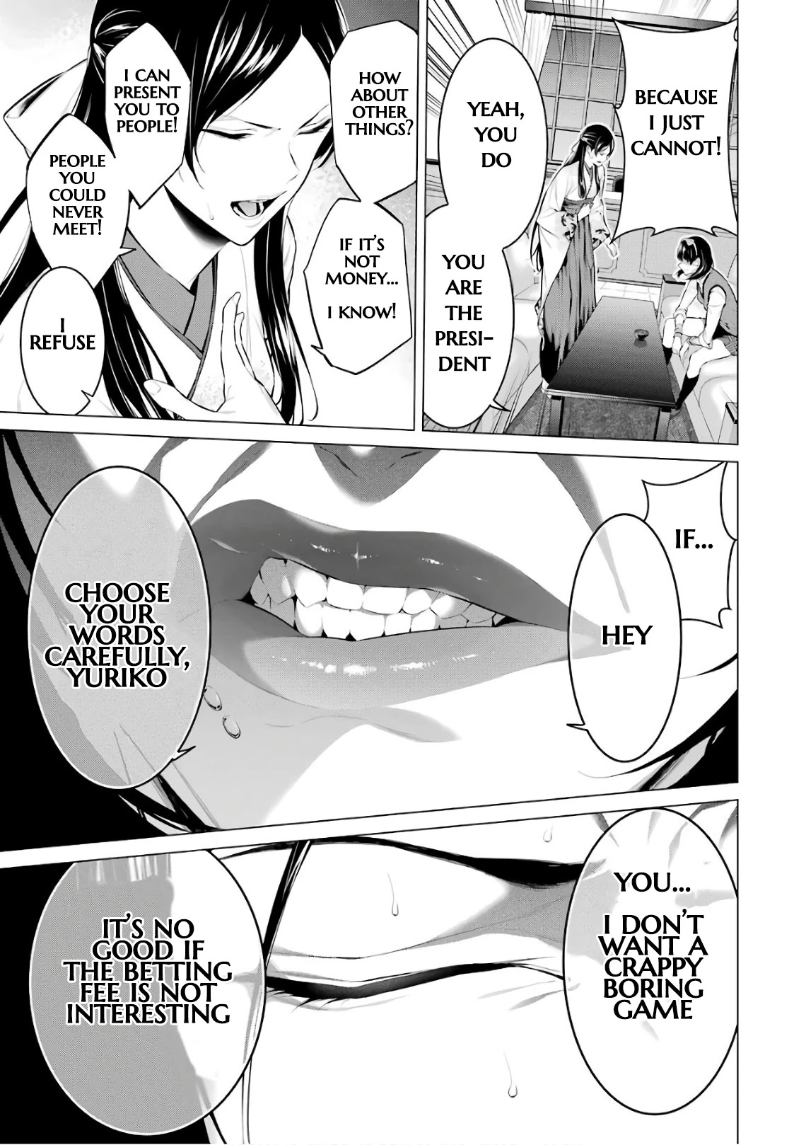 Kakegurui Midari Chapter 35 page 7 - Chapter 35: Keeping woman 6