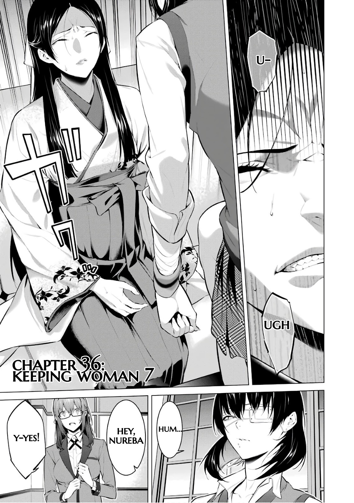 Kakegurui Midari Chapter 36 page 1 - Chapter 36: Keeping woman 7