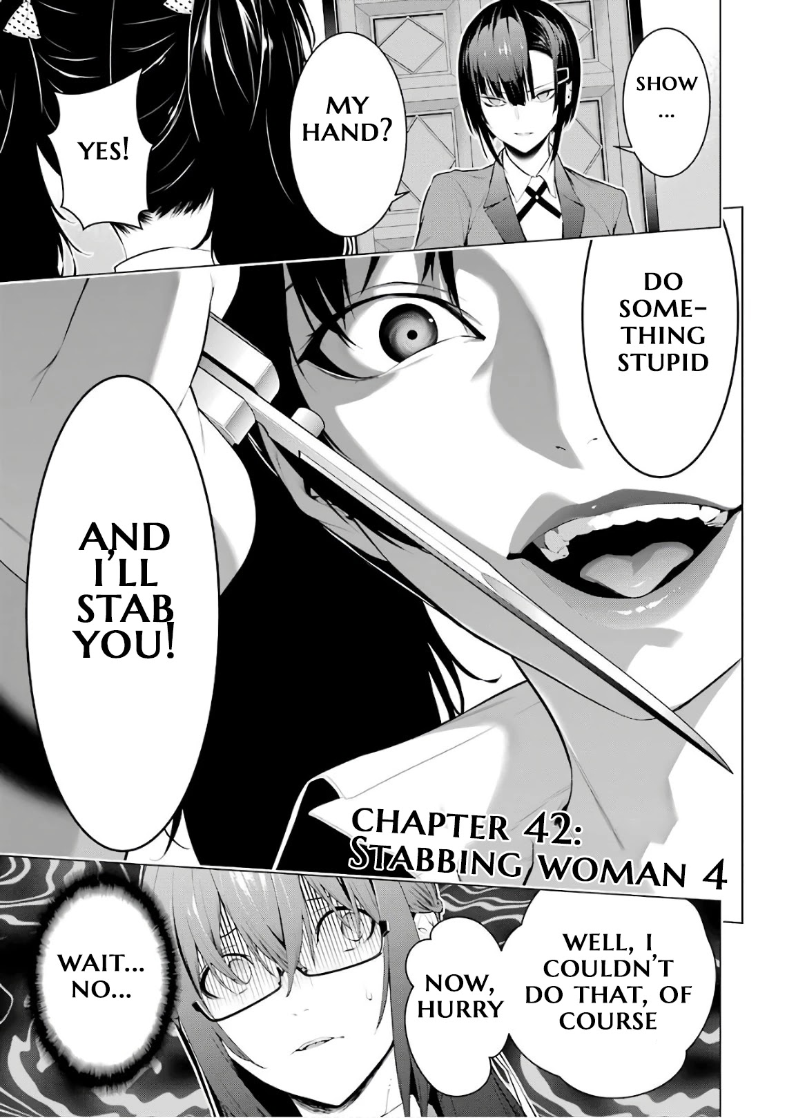 Kakegurui Midari Chapter 42 page 1 - Chapter 42: Stabbing woman 4