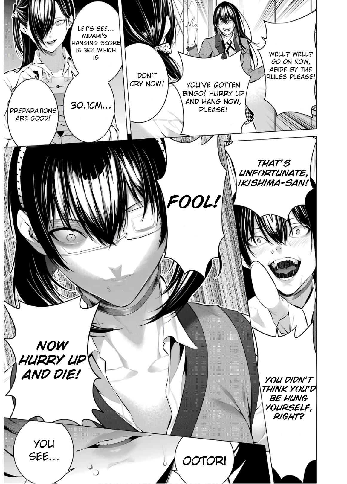 Kakegurui Midari Chapter 50 page 9 - Chapter 50: A Woman Called Nureba Ayame 8