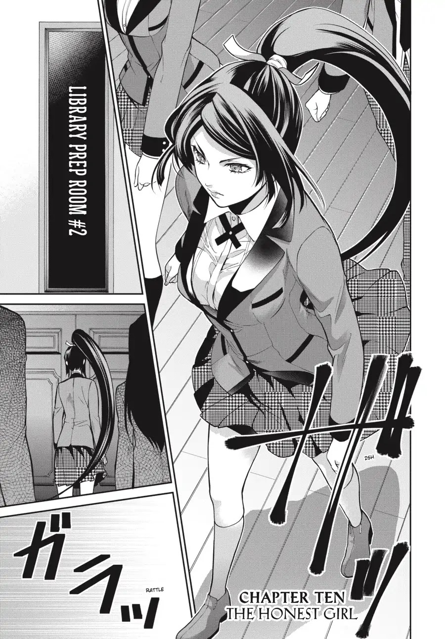Kakegurui Twin Chapter 10 page 1 - Chapter 10: THE HONEST GIRL