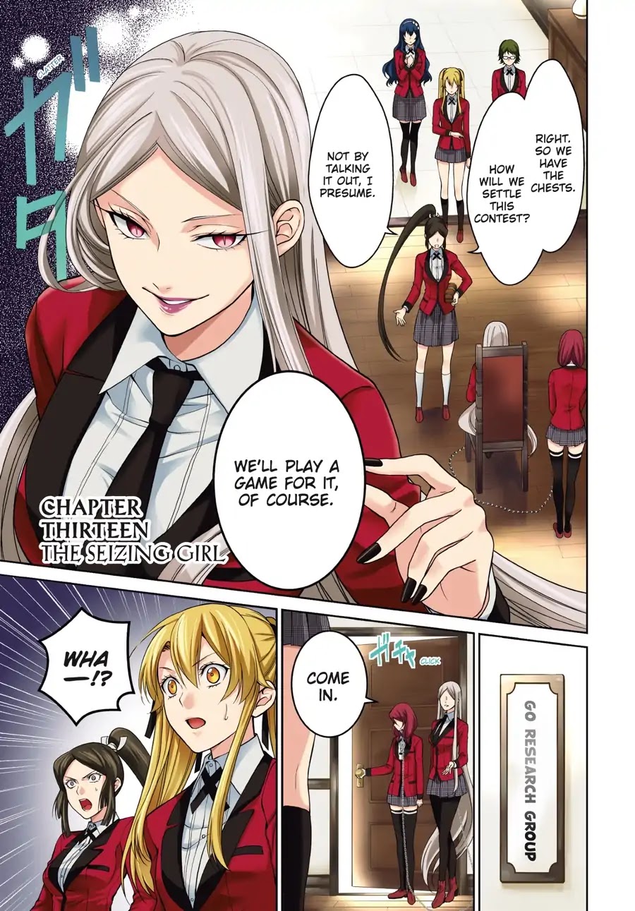 Kakegurui Twin Chapter 13 page 1 - Chapter 13: THE SEIZING GIRL