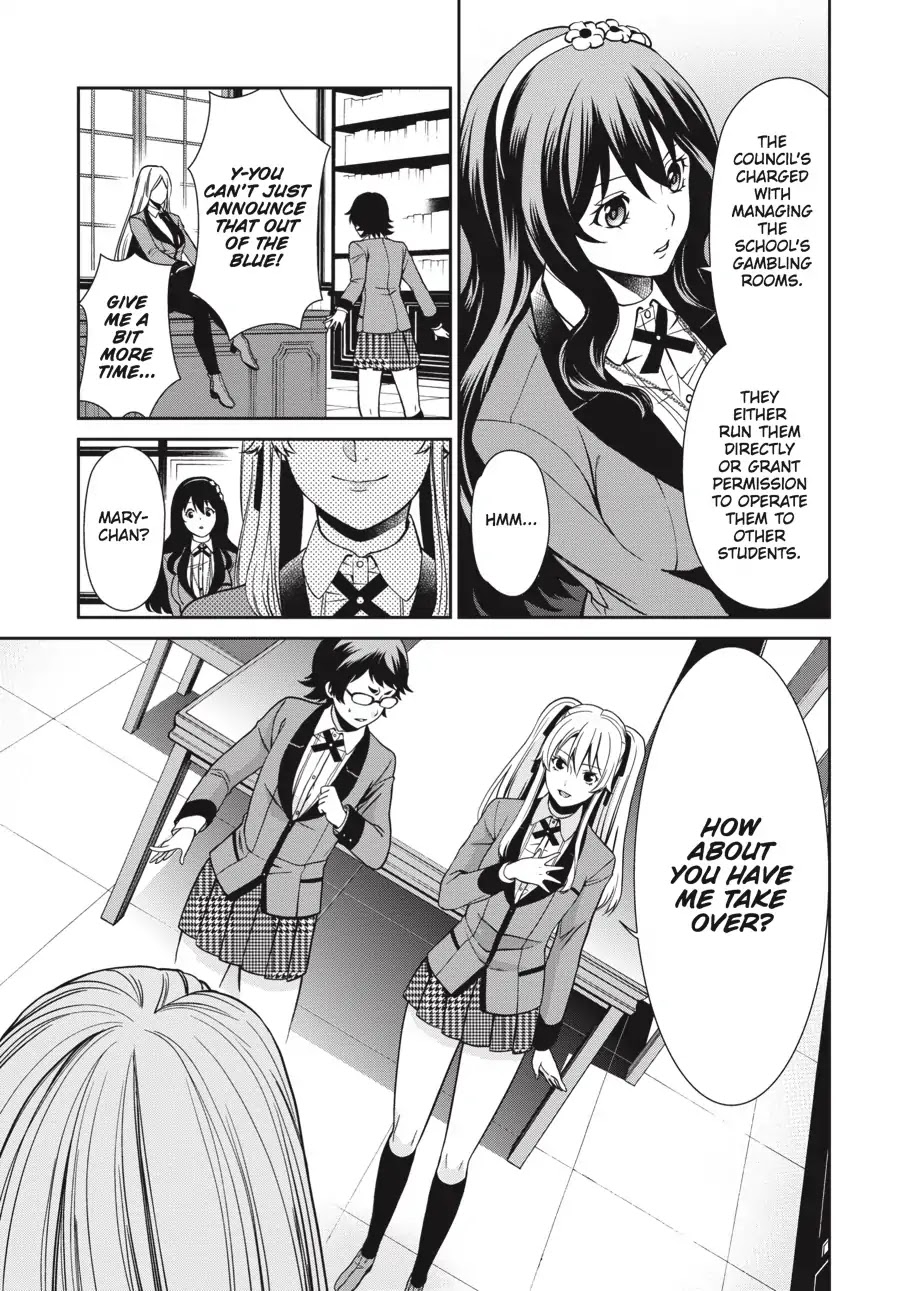 Kakegurui Twin Chapter 2 page 13 - Chapter 2: THE GIRL WHO OWNS AND THE GIRL WHO IS OWNED