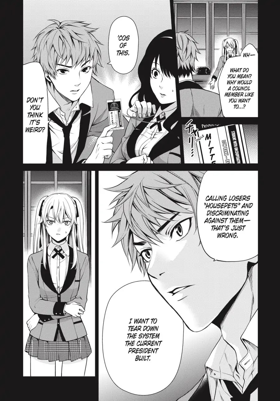 Kakegurui Twin Chapter 4 page 14 - Chapter 4: THE ENTICED GIRL