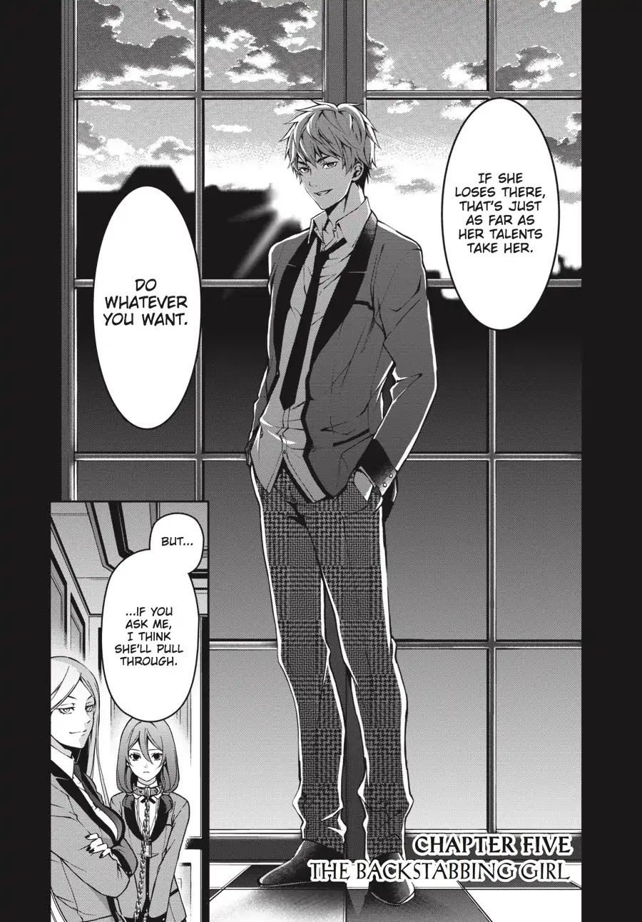 Kakegurui Twin Chapter 5 page 2 - Chapter 5: THE BACKSTABBING GIRL