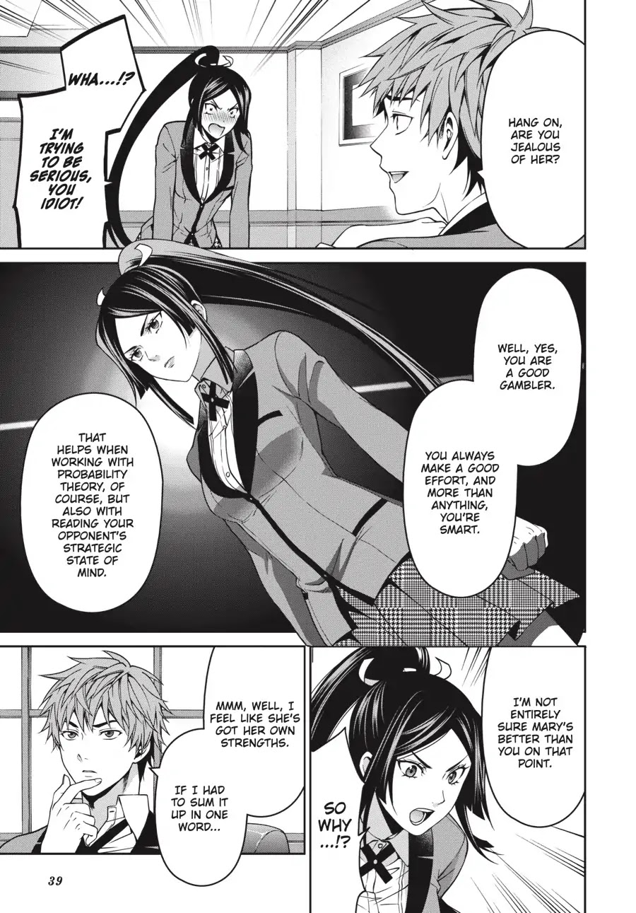 Kakegurui Twin Chapter 9 page 38 - Chapter 9: THE FAMILIAR GIRL