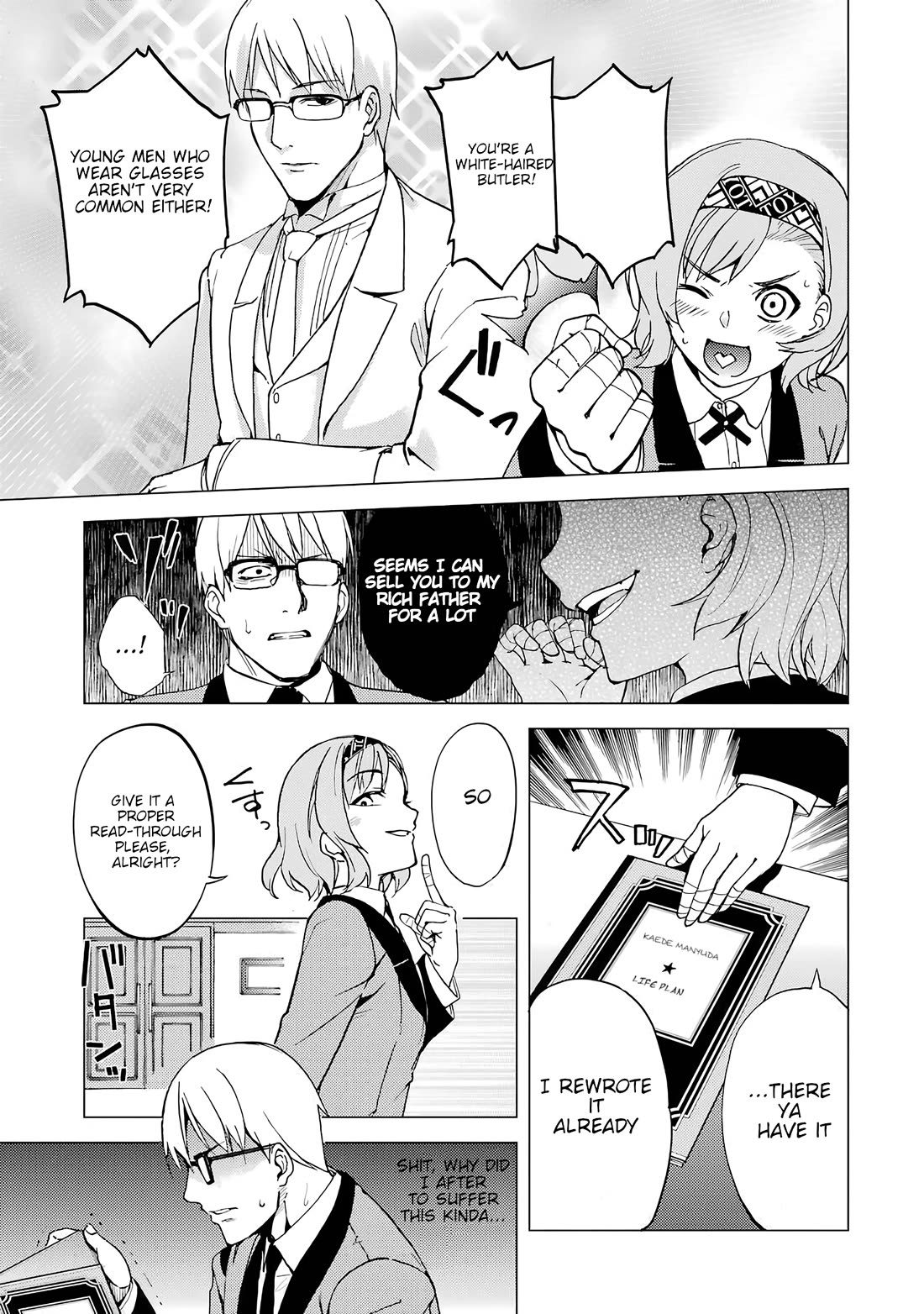 Kakegurui - Yorozu: Official Comic Anthology Chapter 11 page 5 - Chapter 11: Life Plans are Absolute