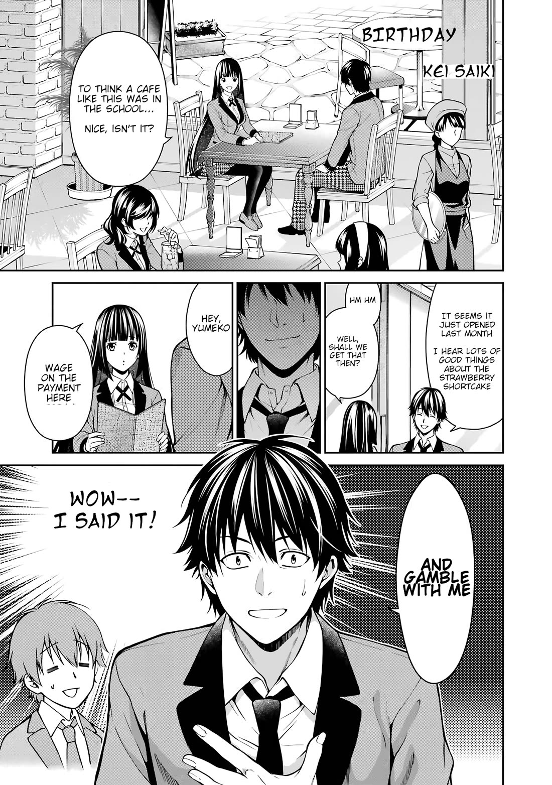 Kakegurui - Yorozu: Official Comic Anthology Chapter 13 page 1 - Chapter 13: Birthday