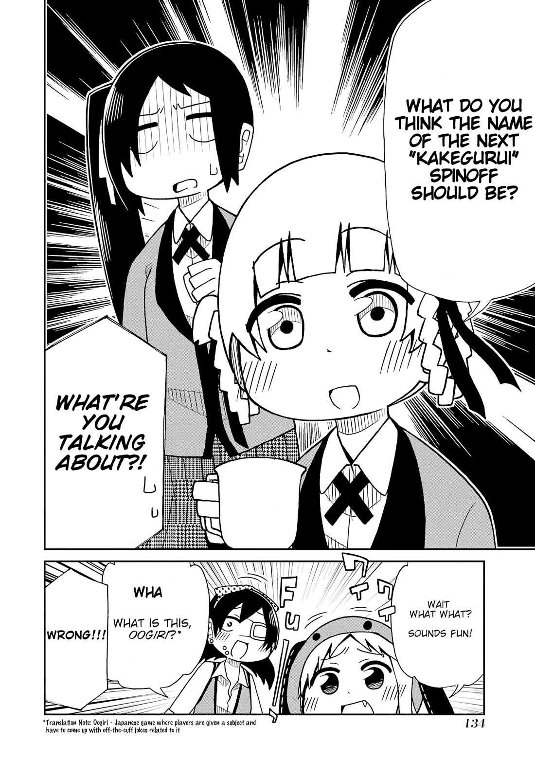 Kakegurui - Yorozu: Official Comic Anthology Chapter 14 page 2 - Chapter 14: Kakegurui Kakkokari