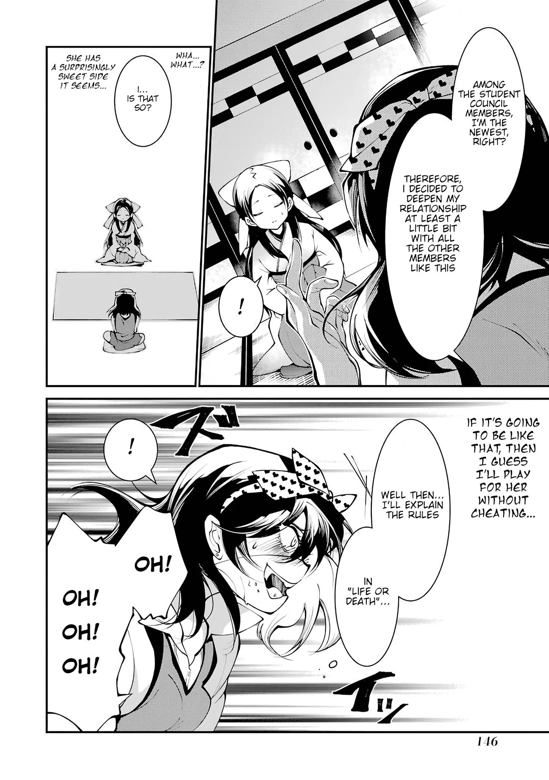Kakegurui - Yorozu: Official Comic Anthology Chapter 15 page 4 - Chapter 15: The Girl Who Really Wants to Stab
